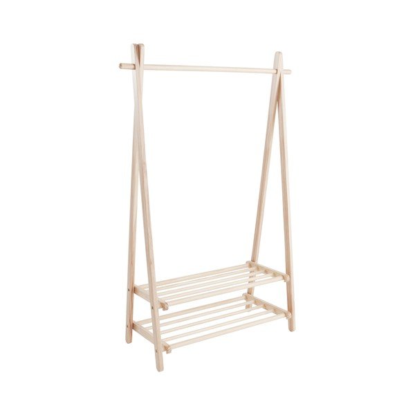 Stand appendiabiti colore naturale chiaro in pino massiccio 100x150x41 cm Cole – Jotex-image-2