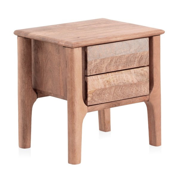 Comodino in legno di mango in colore naturale Bella - Geese-image-2