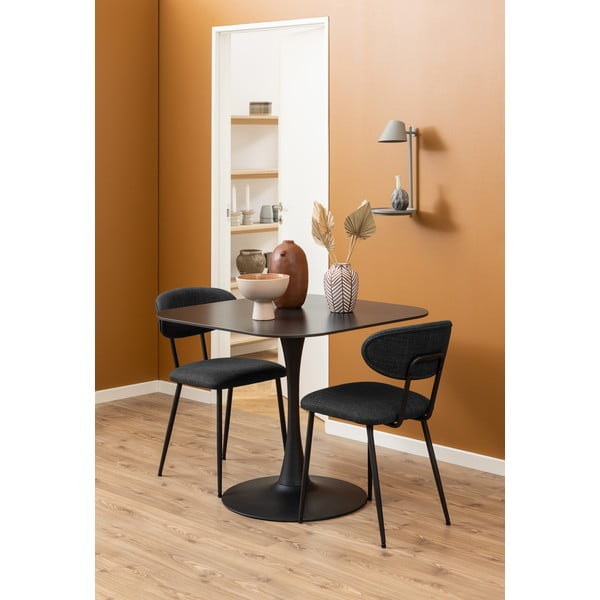 Sedie da pranzo antracite in set da 2 Denise - Actona-image-2