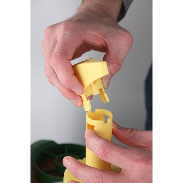 Affettatrice per ananas gialla - Fackelmann-image-1