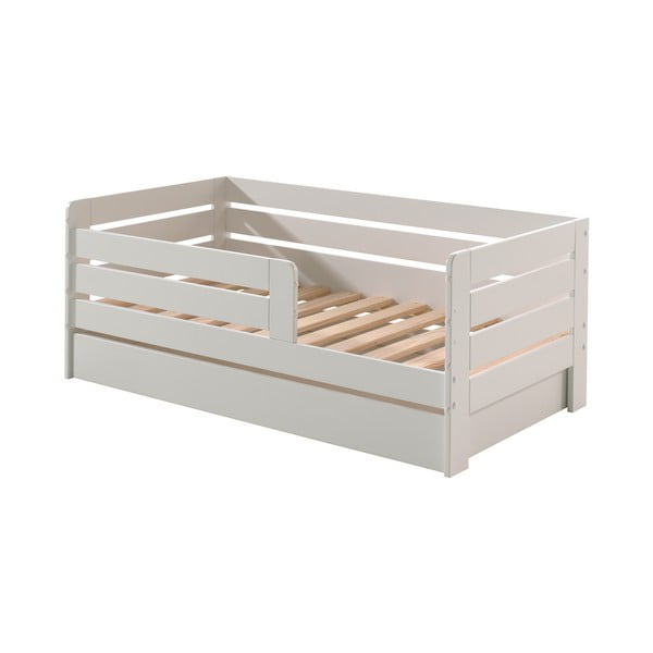 Cassetto bianco sotto il letto dei bambini 70x140 cm Peuter - Vipack-image-3