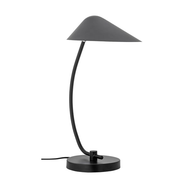 Lampada da tavolo nera con paralume in metallo (altezza totale 50 cm) Nisella – Bloomingville