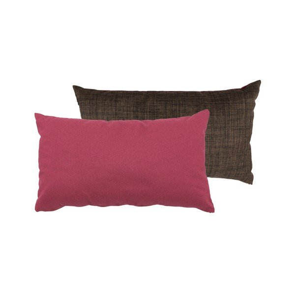 Sada 2 polštářů s výplní Karup Deco Cushion Light Bordeau x /Choco, 45 x 25  cm
