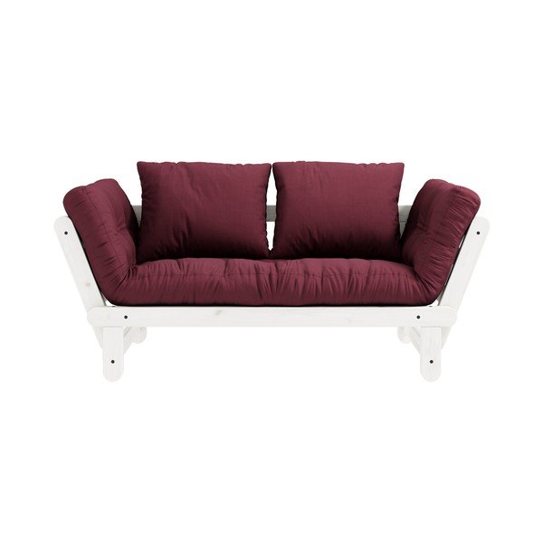 Divano variabile Beat bianco/bordeaux - Karup Design