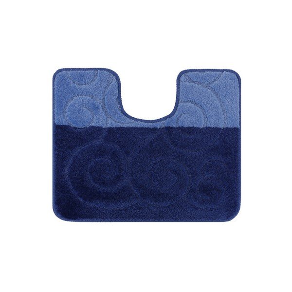Set di 2 tappetini da bagno blu Madame Coco Bloom - Foutastic-image-3