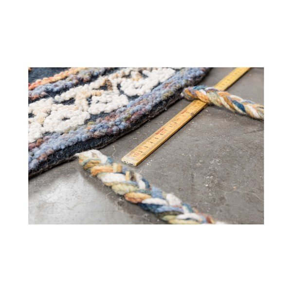 Tappeto fatto a mano , Ø 170 cm Pix - Dutchbone-image-4