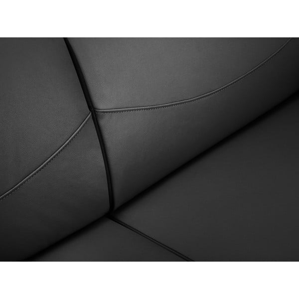 Divano in pelle grigio scuro , 175 x 90 cm Neso - Windsor & Co Sofas-image-1