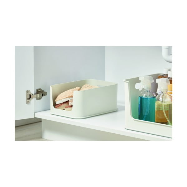 Contenitore bianco Aperto, 21,3 x 30,2 cm Eco - iDesign-image-3