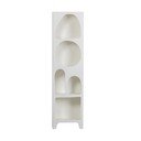 Libreria bianca 48x180 cm Caz - WOOOD