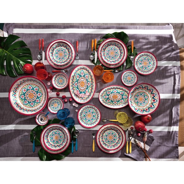 Piatto da portata in melamina Maya – Brandani-image-2