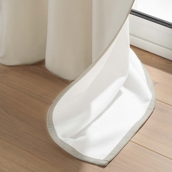 Tenda termoisolante beige in microfibra 135x260 cm Micropolar – douceur d'intérieur-image-3