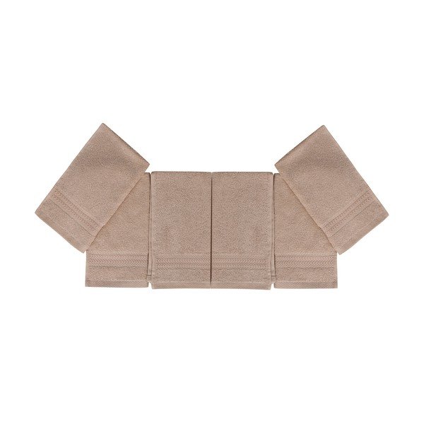 Set di 6 asciugamani da bagno beige, 50 x 30 cm Rainbow - Unknown-image-2