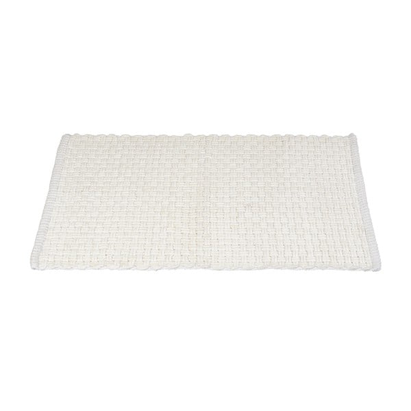 Tappetino per il bagno bianco in tessuto 50x80 cm Ecoli – Wenko-image-2