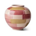 Vaso in ceramica rosa dipinto a mano Canvas - Kähler Design