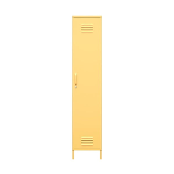 Armadio in metallo giallo, 38 x 185 cm Cache - Novogratz