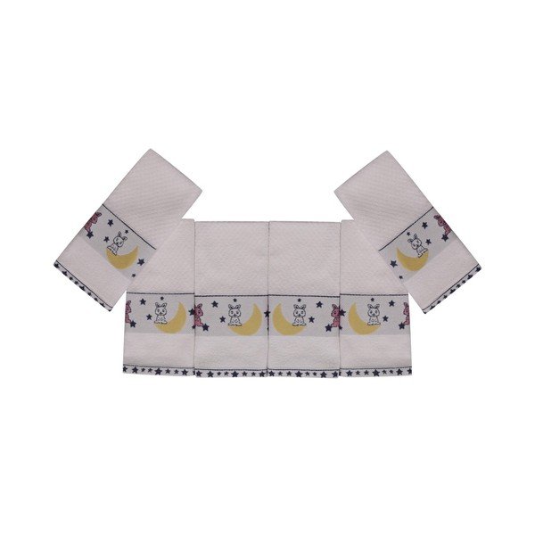 Set di sei asciugamani per bambini con motivo Bunny Bunny - Foutastic-image-2