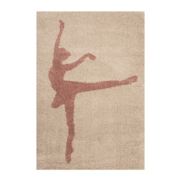 Tappeto marrone per bambini Ballerina, 120 x 170 cm - Zala Living