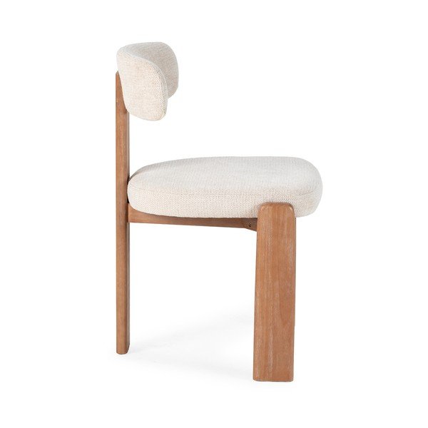 Sedie da pranzo in set color crema in imbottito 2 pz Nadia – MOME-image-3