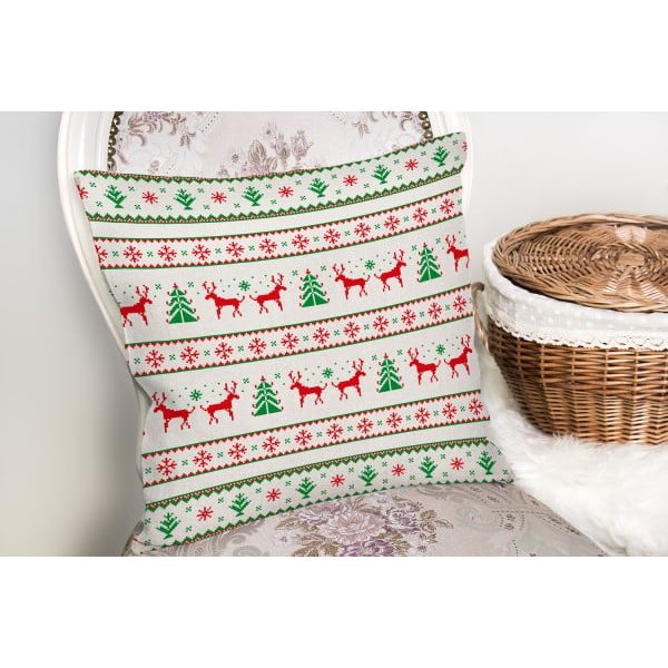Federa decorativa a tema Natale 43x43 cm – Mila Home-image-1