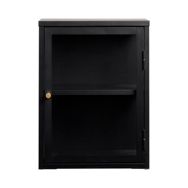 Vetrina in metallo nero 45x60 cm Carmel - Unique Furniture