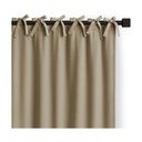 Tenda parzialmente oscurante beige 140x250 cm Carli Tie – Restilo