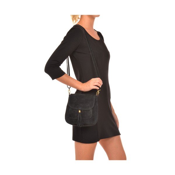 Borsa in pelle nera Ben - Anna Luchini-image-4