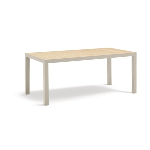 Tavolo da pranzo con piano in rovere massiccio 75x180 cm Alma – Teulat
