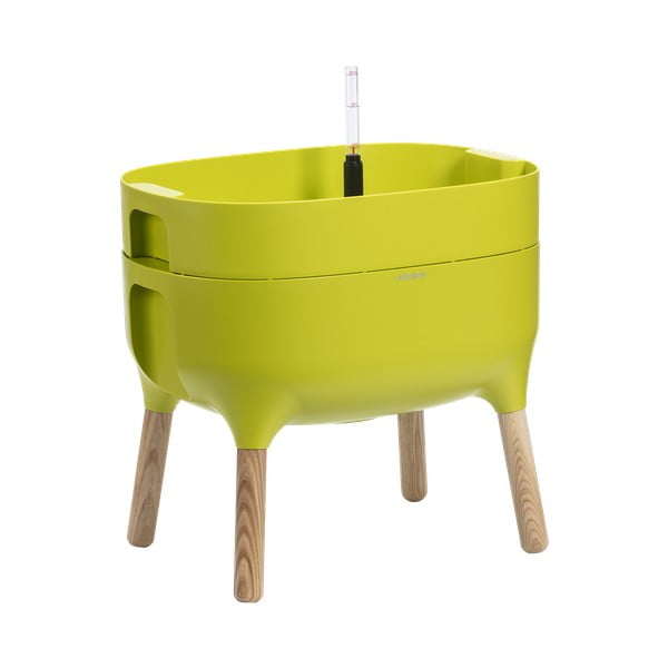 Vaso per coltivazione in plastica con sistema di auto-irrigazione Urbalive – Plastia