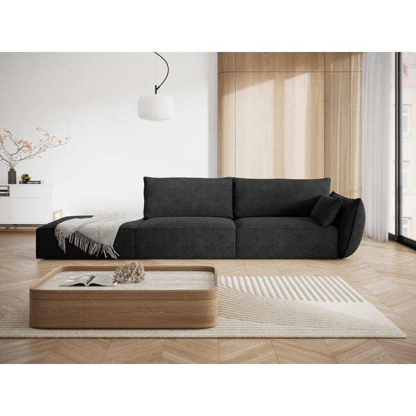 Divano angolare grigio scuro Vanda - Mazzini Sofas-image-1