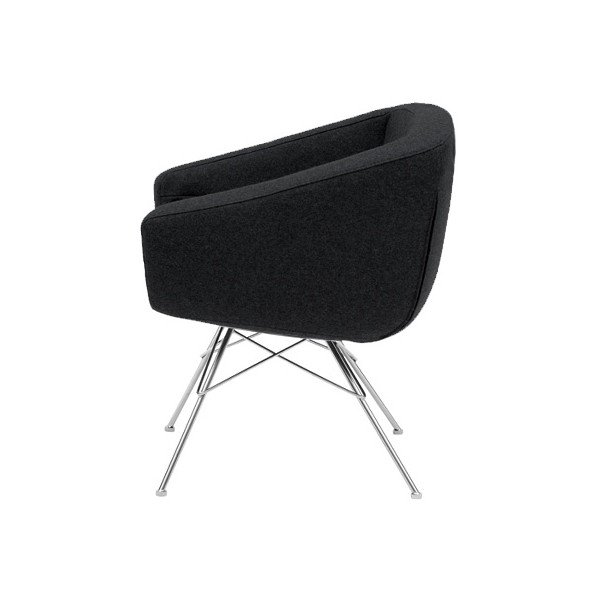 Poltrona antracite Aiko - Softline-image-3