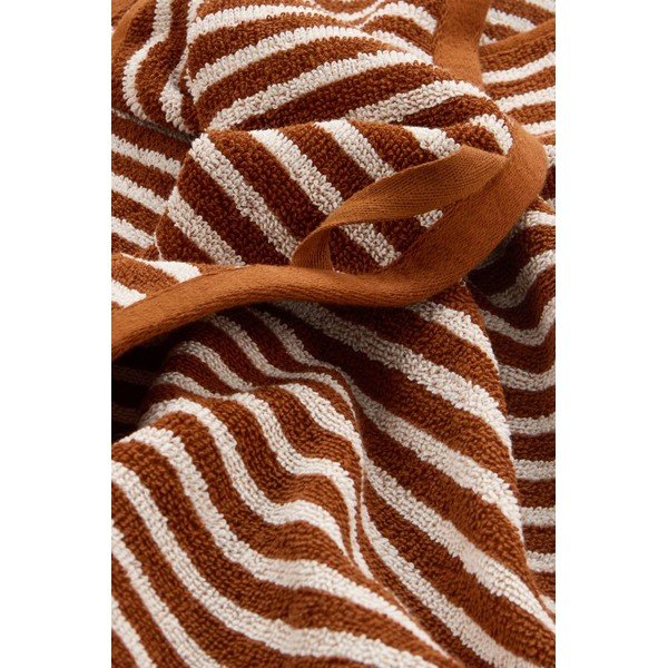 Set di asciugamani per viso e corpo marrone cognac/color crema in cotone 4 pz Dixie – Jotex-image-3