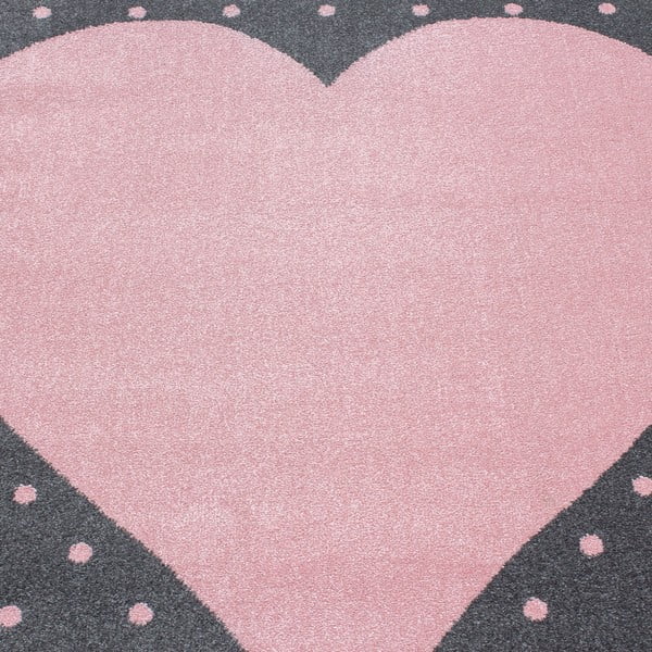 Tappeto per bambini rosa-grigio 80x150 cm Bambi - Ayyildiz Carpets-image-3