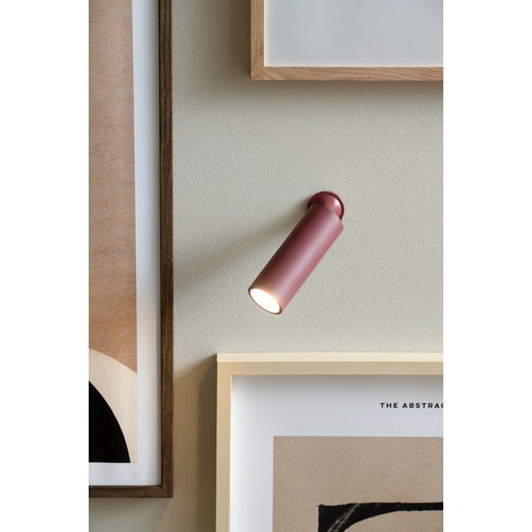 Faretto LED burgundy in alluminio con struttura flessibile Paris – Leitmotiv-image-1