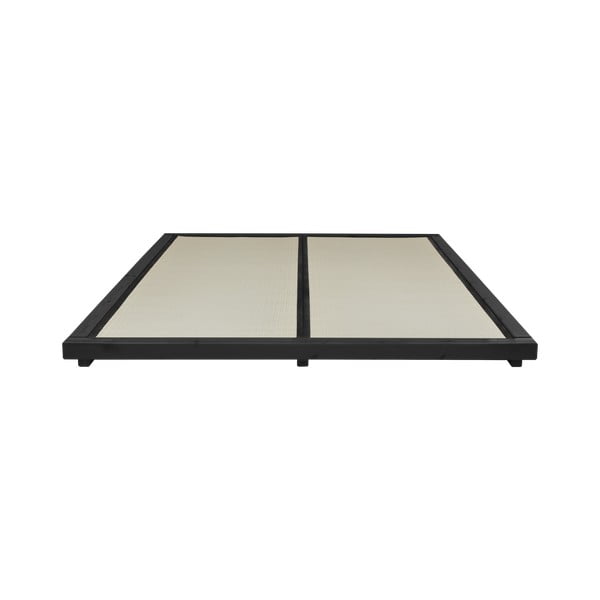 Letto matrimoniale in pino con materasso e tatami Dock Comfort Mat nero/nero, 160 x 200 cm - Karup Design-image-4