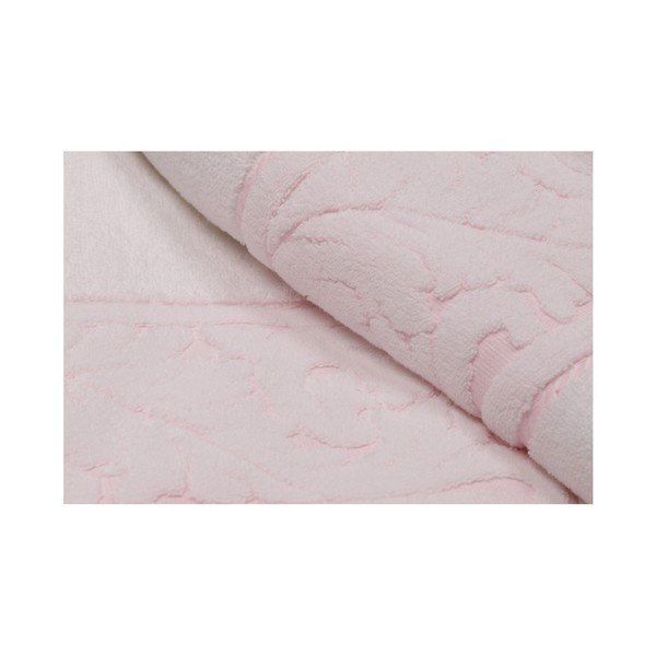 Set di 2 asciugamani da bagno in cotone rosa chiaro Ghunna, 70 x 140 cm - Foutastic-image-4