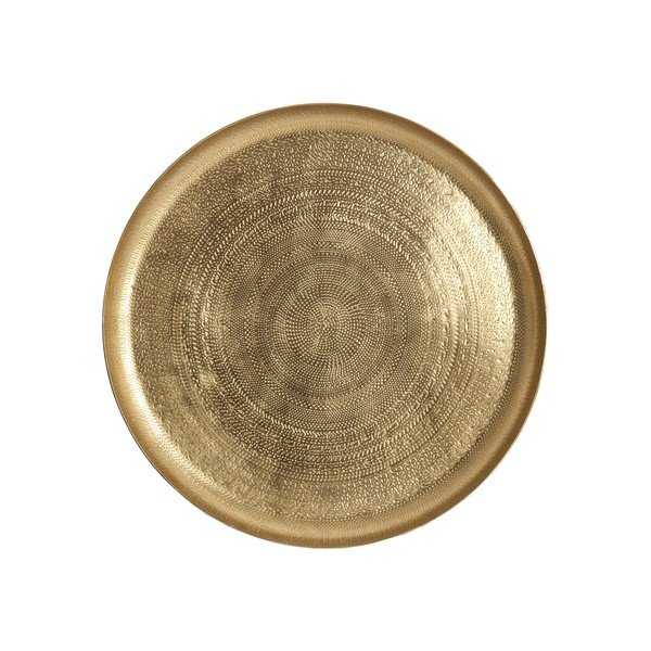 Vassoio decorativo in metallo ø 34,5 cm Krosna – Light & Living-image-1