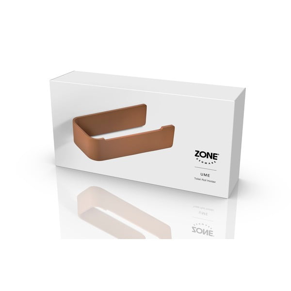 Porta carta igienica da parete color terracotta in metallo Ume – Zone-image-2