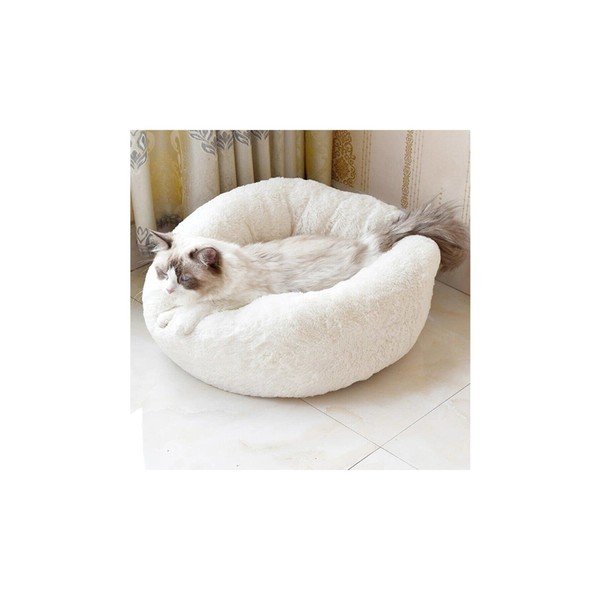 Letto in peluche bianco - Lydia&Co-image-1