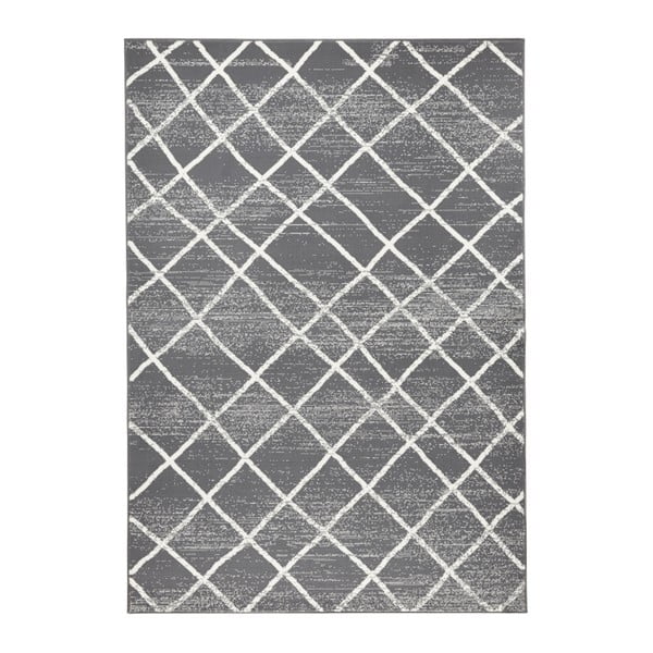 Tappeto grigio scuro , 200 x 290 cm Rhombe - Zala Living