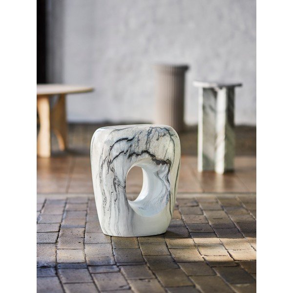 Tavolino in pietra 31x39 cm Bard – Bloomingville-image-1