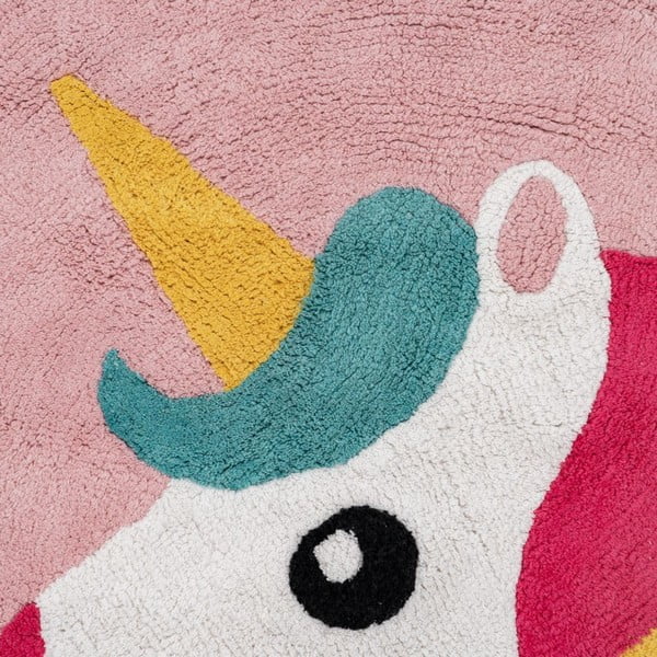 Tappeto in cotone per bambini ø 100 cm Unicorn - Ixia-image-3
