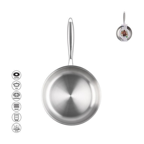 Padella in acciaio inox ø 24 cm Steela – Orion-image-3