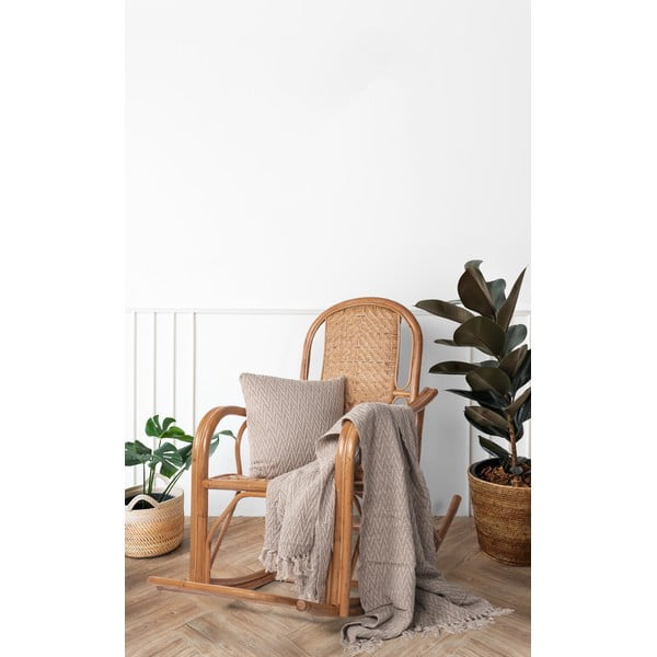 Coperta in cotone riciclato 130x170 cm Alpana - Tiseco Home Studio-image-1