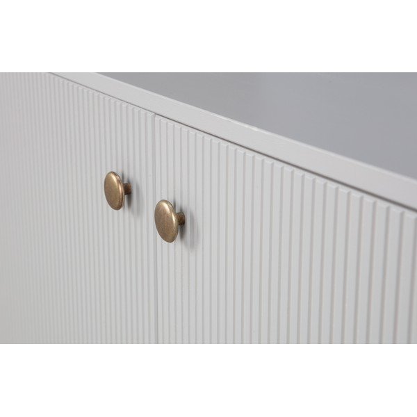 Libreria modulare in legno di pino grigio chiaro 78x200 cm Madu - WOOOD-image-2