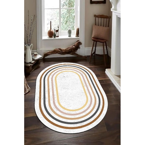 Tappeto bianco 80x200 cm - Rizzoli-image-1