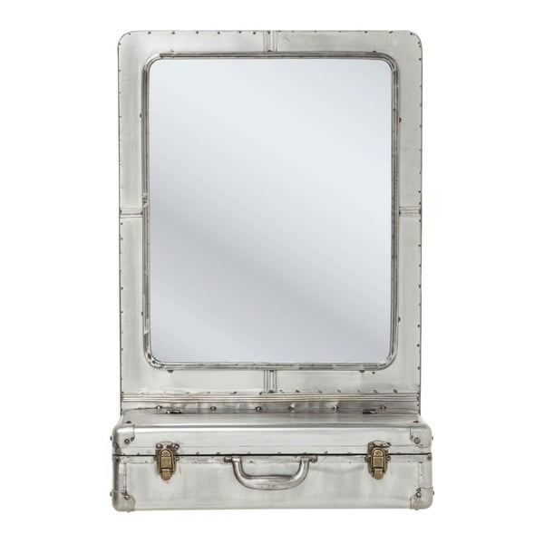 Specchio da parete con contenitore Valigia - Kare Design