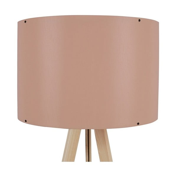 Lampada da terra con paralume rosa chiaro Aiden - Insignio-image-2