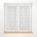 Set di 2 tende in voile bianco 60x120 cm Levita - douceur d'intérieur