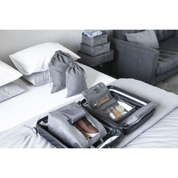 Sacchetti per il bucato in tessuto in set da 2 - Bigso Box of Sweden-image-1