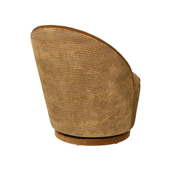 Poltrona in velluto marrone Madison - Dutchbone-image-2